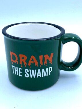 Drain the Swamp Green Mug Made in the USA